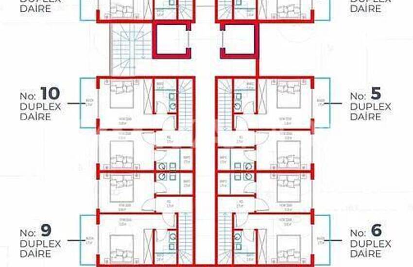 Properties in a Complex with Rich Facilities in Alanya Turkler 11