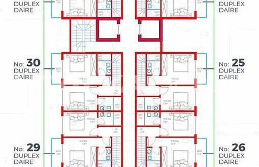 Properties in a Complex with Rich Facilities in Alanya Turkler 18