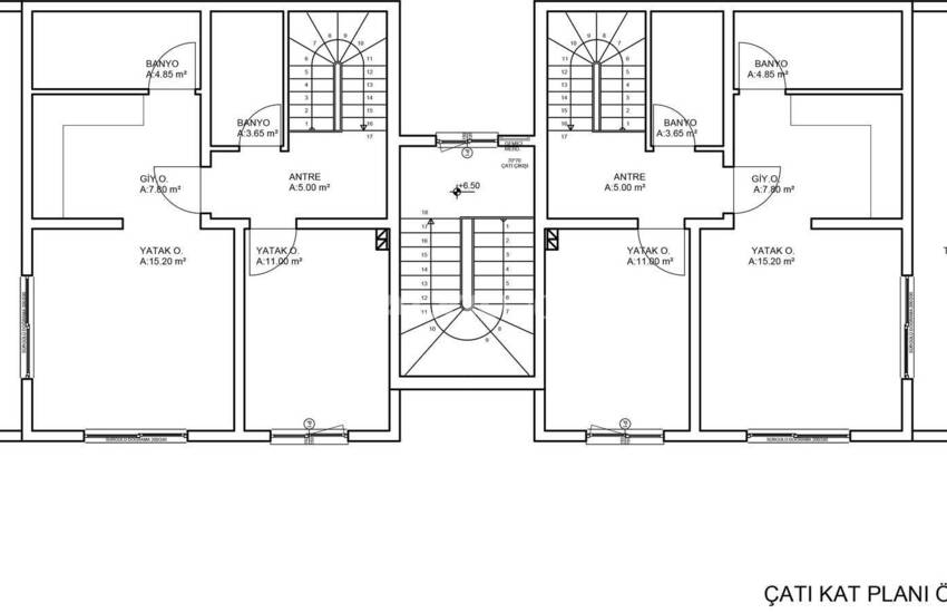 Appartements Dans Une Résidence Avec Piscine À Guzeloba Lara 27