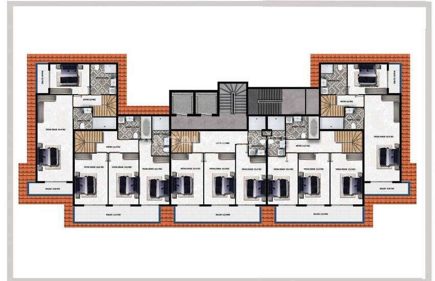 Meerblick-wohnungen In Strandnähe In Alanya Demirtas 22