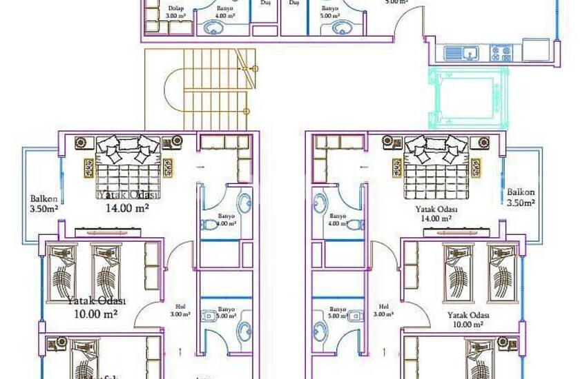 Luxe Apartments in a Complex with Communal Pool in Alanya 13