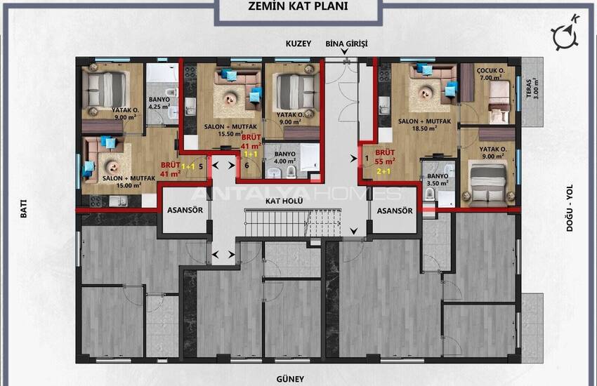 Luxe Real Estate in Elite Project with Indoor Car Park in Antalya 14