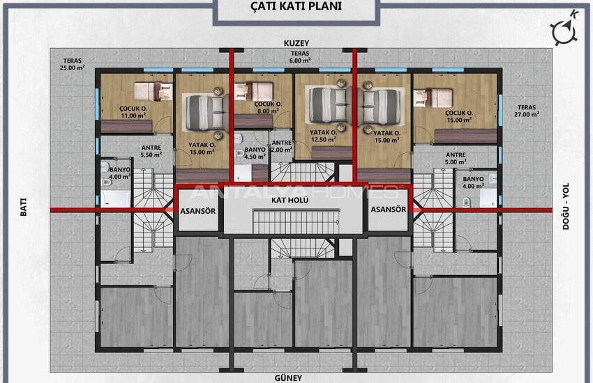 Luxe Real Estate in Elite Project with Indoor Car Park in Antalya 19
