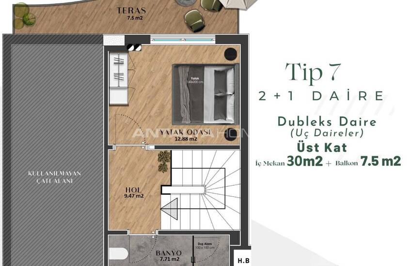 Högkvalitativa Lägenheter I Kundu Kanyon-projektet I Antalya 60