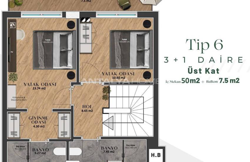 Högkvalitativa Lägenheter I Kundu Kanyon-projektet I Antalya 58