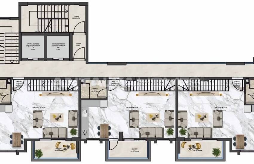Luxe Onroerend Goed Met Zeezicht In Alanya Avsallar 28