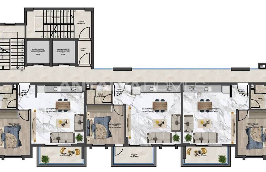 Luxe Onroerend Goed Met Zeezicht In Alanya Avsallar 26