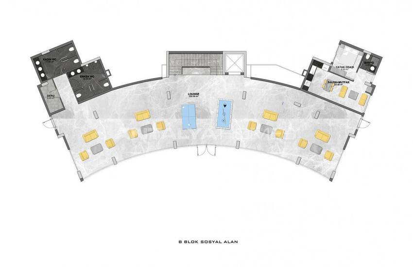 Современная Недвижимость в Элитном Комплексе в Оба, Аланья 38