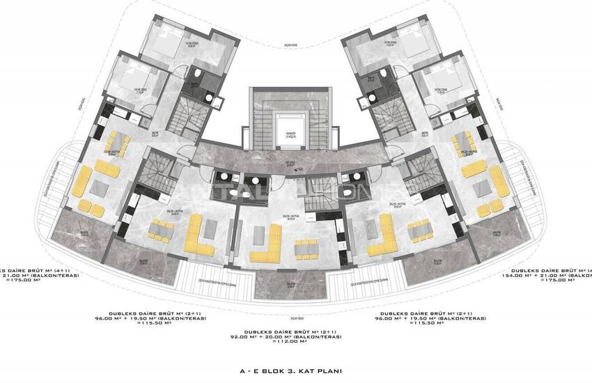 Современная Недвижимость в Элитном Комплексе в Оба, Аланья 40