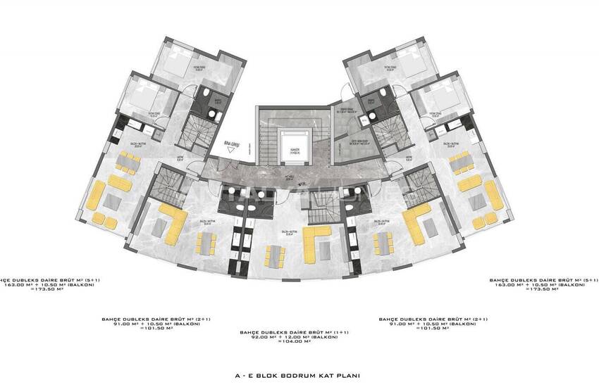 Современная Недвижимость в Элитном Комплексе в Оба, Аланья 43