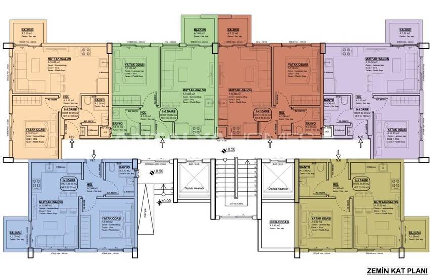 Недвижимость Рядом с Пляжем и Всеми Удобствами в Газипаше 25
