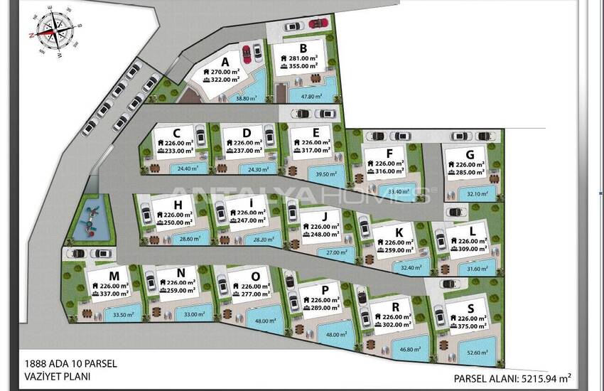 Alanya Bektaş'ta Satılık Havuzlu Müstakil Villalar 32