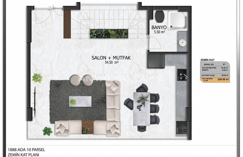 Alanya Bektaş'ta Satılık Havuzlu Müstakil Villalar 28