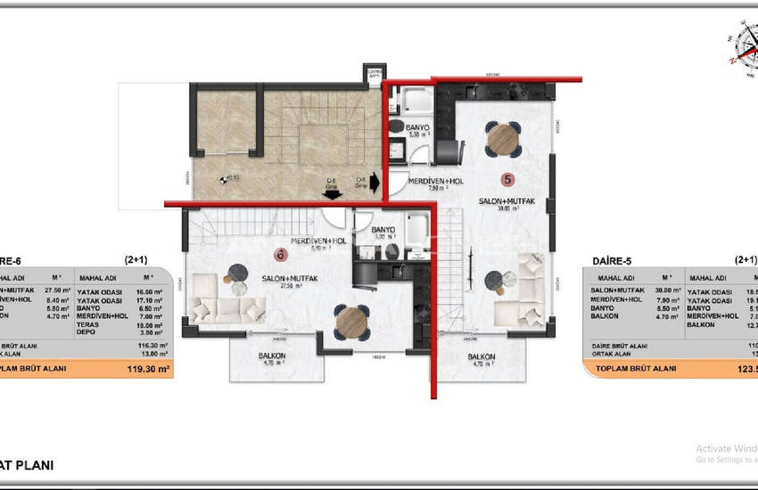 Flats in a Complex Near Amenities in Alanya Turkey 29