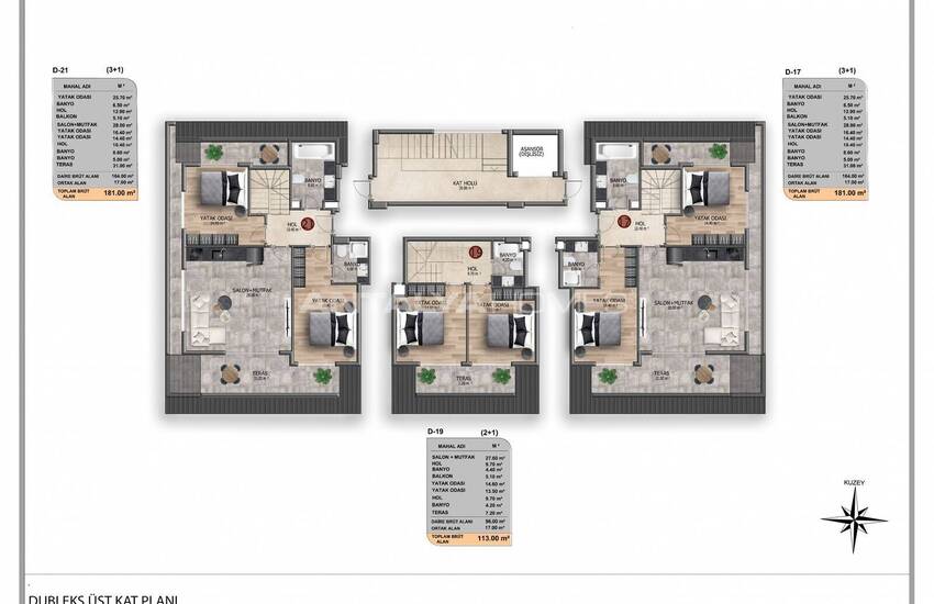 Apartments in an Exclusive Housing Project in Alanya Oba 11