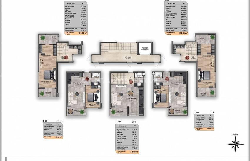 Apartments in an Exclusive Housing Project in Alanya Oba 10