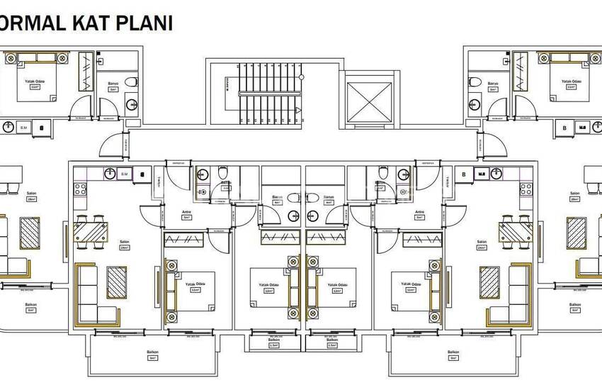 Квартиры с Видом на Море в Паялларе, Алания, с Системой Умный Дом 10