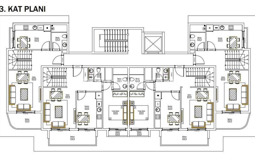 Квартиры с Видом на Море в Паялларе, Алания, с Системой Умный Дом 8