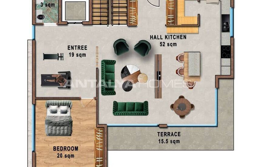 Villa Avec Système De Maison Intelligente À Bektas Alanya 29