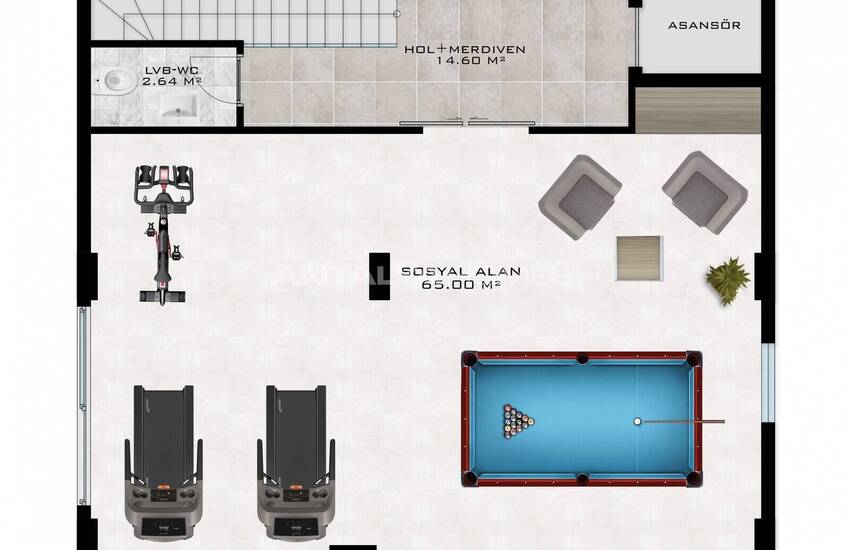 Villas Individuelles Luxueuses Vue Mer Et Ville À Alanya 52