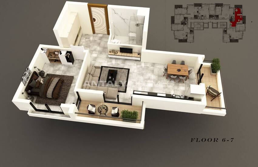 شقق مريحة بالقرب من البحر في محمودلار ألانيا 22