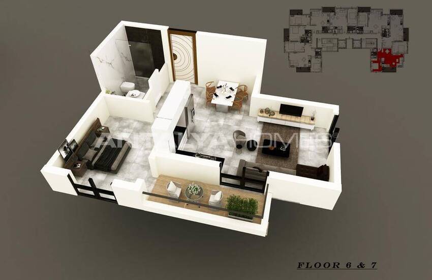 شقق مريحة بالقرب من البحر في محمودلار ألانيا 23