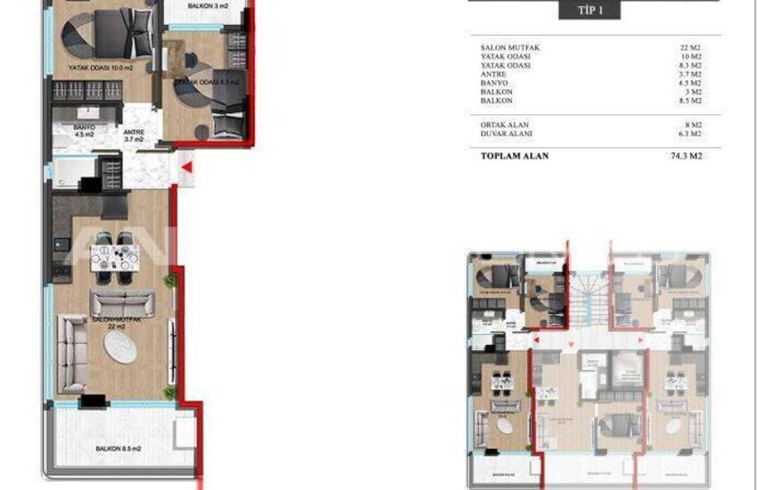 Snygga Lägenheter Nära Stranden I Alanya Center 26
