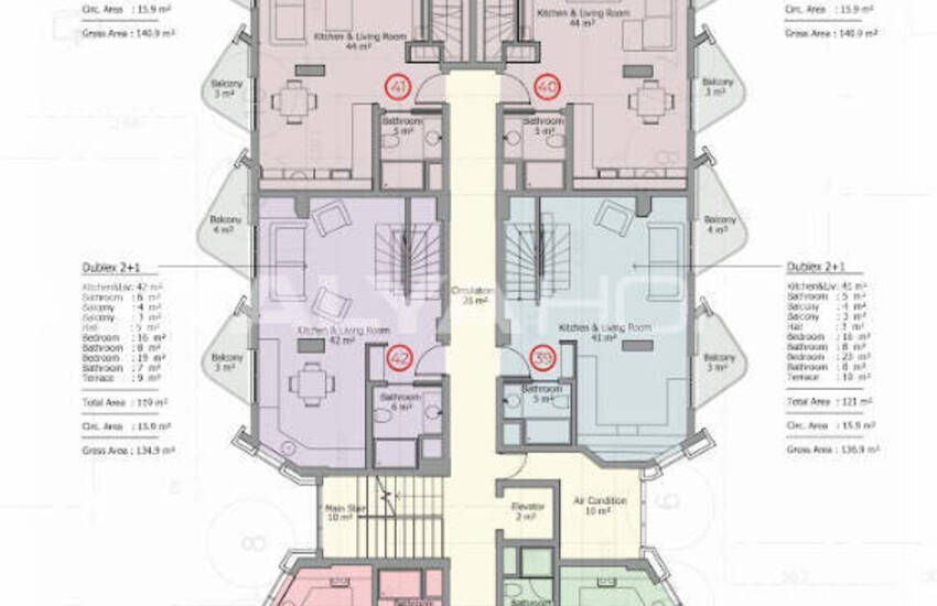 Sea View Spacious Apartments in Alanya Mahmutlar 43