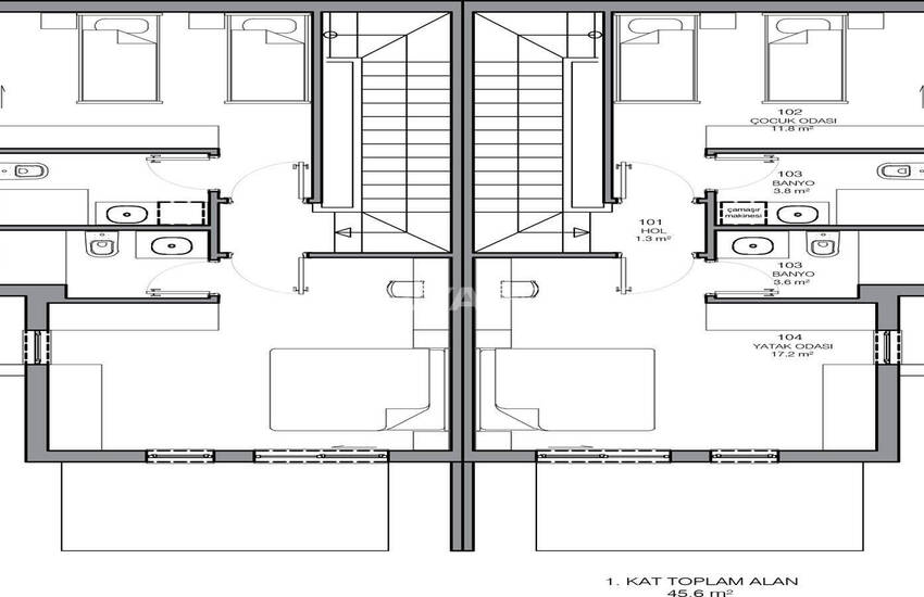 شقق تدفئة أرضية في مجمع مع مسبح في أنطاليا 37