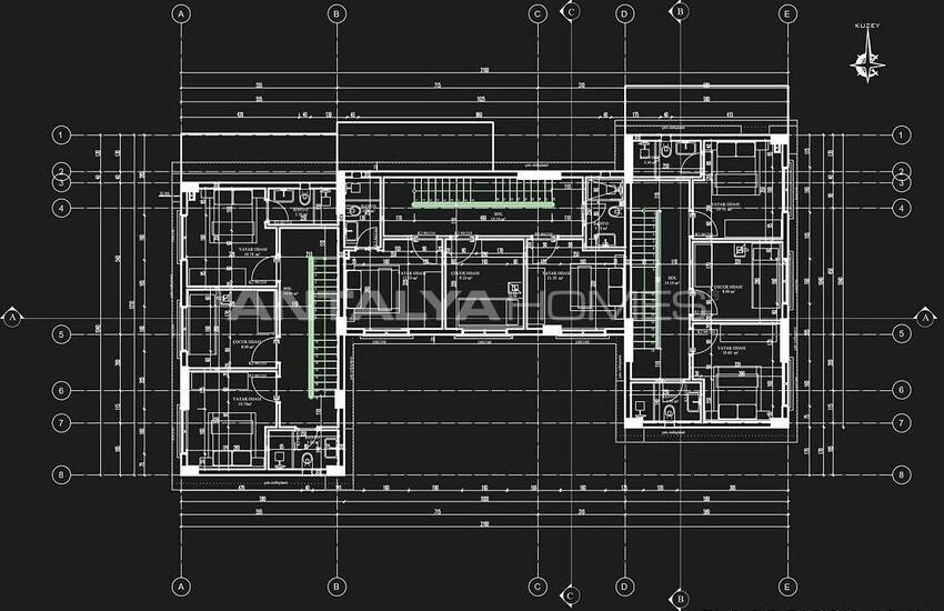 فيلا حديثة مع مسبح تدفئة تحت البلاط في دوشمالتي ينيكوي 29