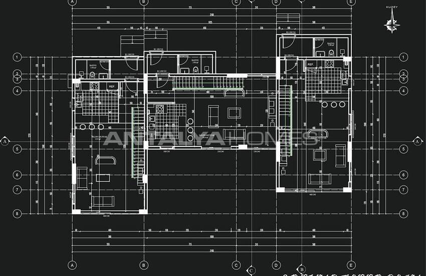 فيلا حديثة مع مسبح تدفئة تحت البلاط في دوشمالتي ينيكوي 28