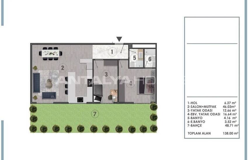Moderne Wohnungen In Einem Neuen Luxus-komplex In Aksu Antalya 30