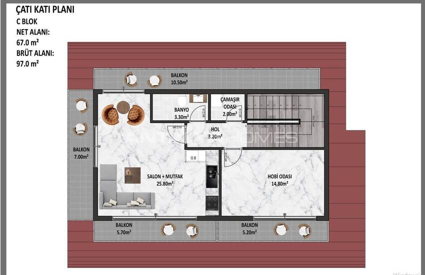 Vrijstaande Huizen Bieden Kwaliteitslevensstijl In Alanya 44