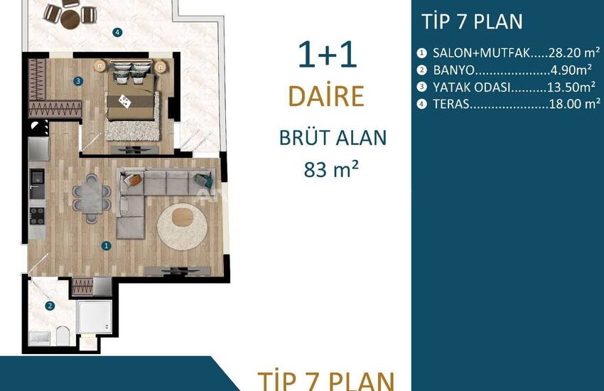 Moderne En Stijlvolle Woningen In Nieuw Project In Kepez Antalya 29