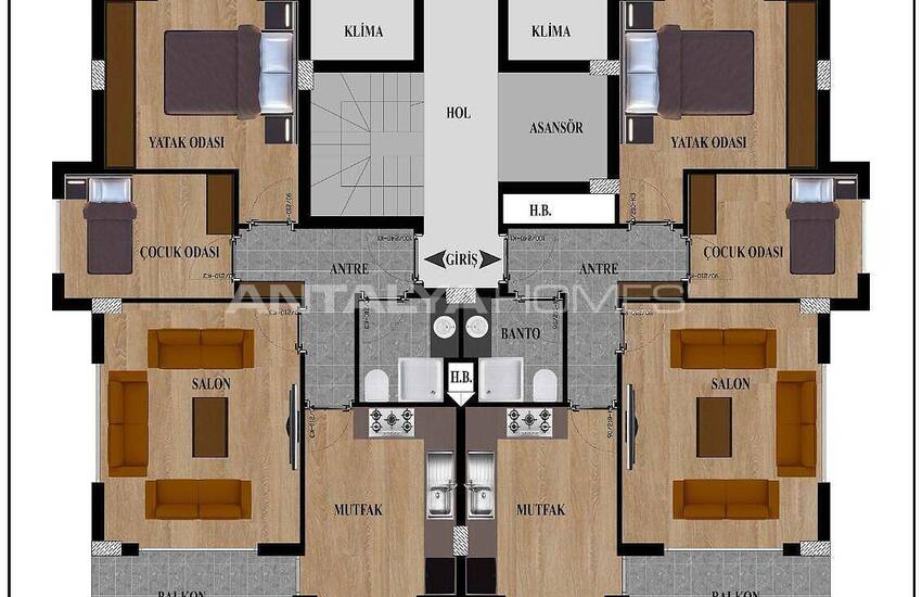 Spacious 1 and 2 Bedroom Flats in Antalya, Dosemealti 14