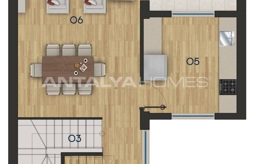 Роскошные Виллы с Крытой Автостоянкой в Дёшемеалты, Анталия 69