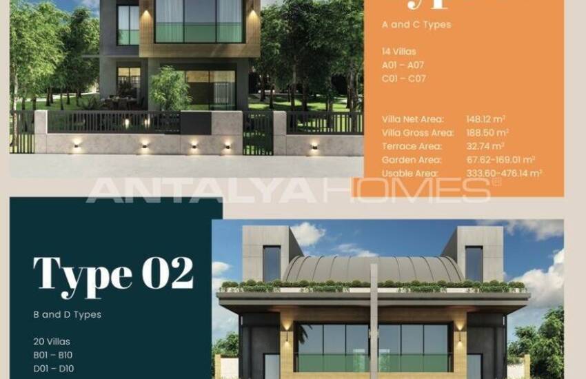 Роскошные Виллы с Крытой Автостоянкой в Дёшемеалты, Анталия 66