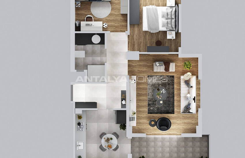 New Apartments in an Elite Complex in Antalya Aksu 18