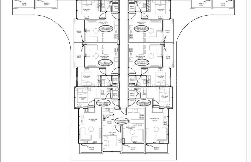 آپارتمان های لوکس در یک مجتمع با امکانات هتل در آلانیا 43