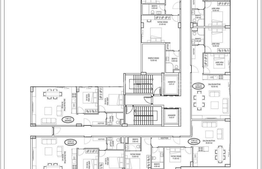 Appartementen In Een Complex Met Hotelvoorzieningen In Alanya 19