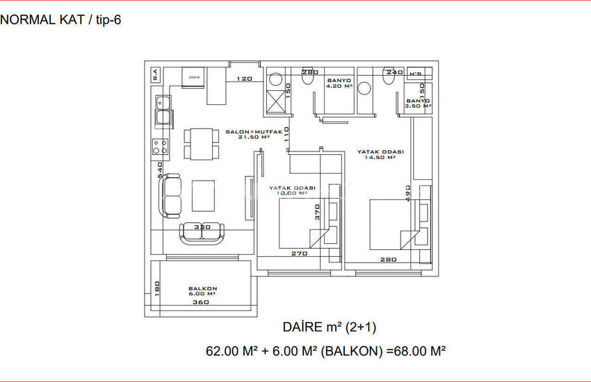 Aksu Altıntaş'ta Kolay Ödeme Olanağına Sahip Projeden Daireler 16