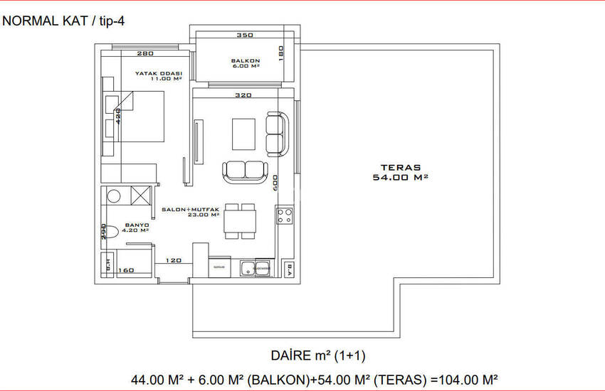 Aksu Altıntaş'ta Kolay Ödeme Olanağına Sahip Projeden Daireler 23