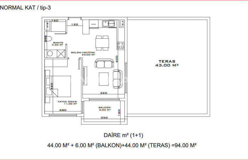 Aksu Altıntaş'ta Kolay Ödeme Olanağına Sahip Projeden Daireler 20