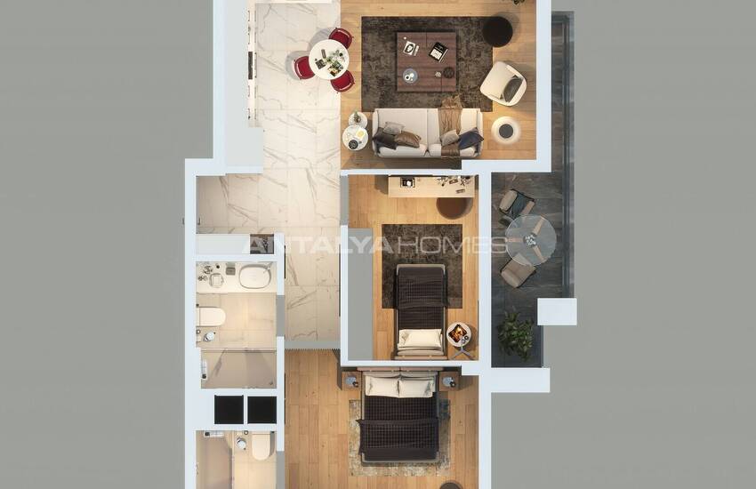 Antalya'da Gelişen Bölgede Yatırımlık Satılık Daireler 33