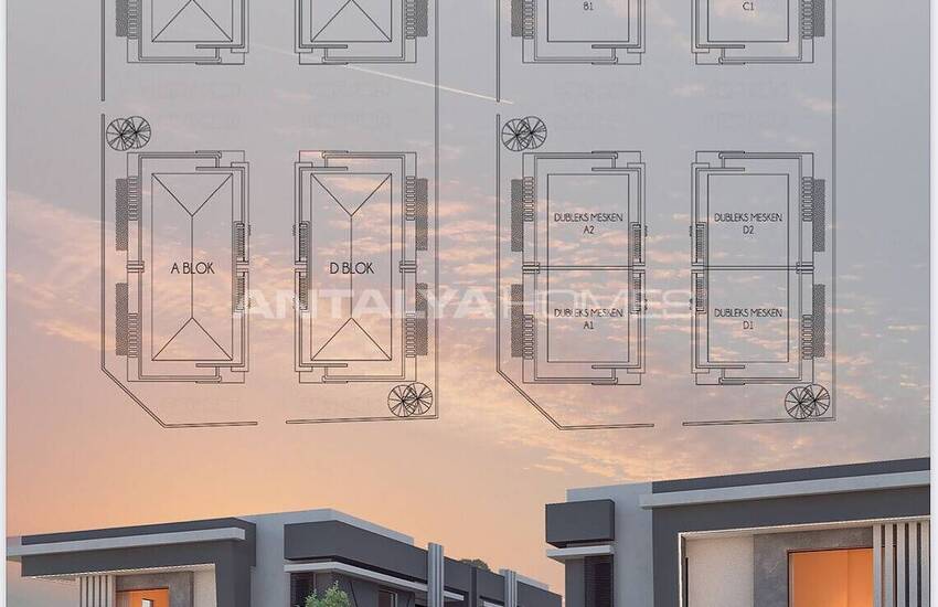 Döşemealtı Altınkale'de Yerden Isıtmalı ve Jeneratörlü Villalar 17
