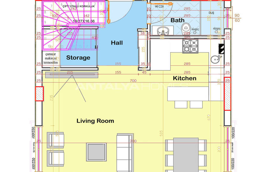 Duplex Villas with Private Pools in Belek Kadriye 73