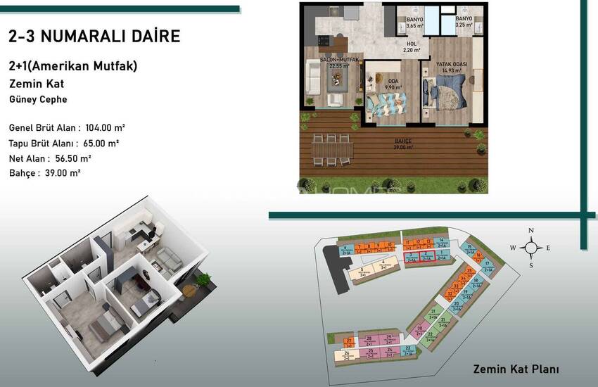 Bijzonder Ontwerp Zeezicht Appartementen In Antalya Aksu 18