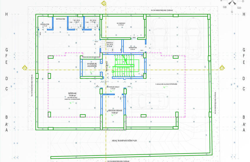 Flats with Parking Lot and Smart Home System in Antalya 22