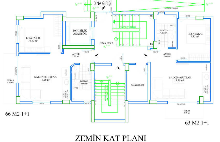 Flats with Parking Lot and Smart Home System in Antalya 24