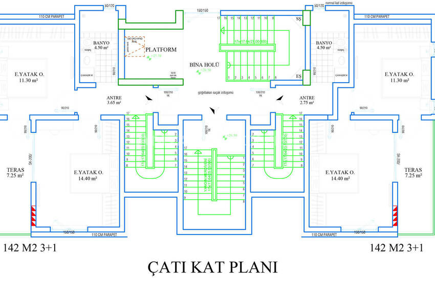 Flats with Parking Lot and Smart Home System in Antalya 25